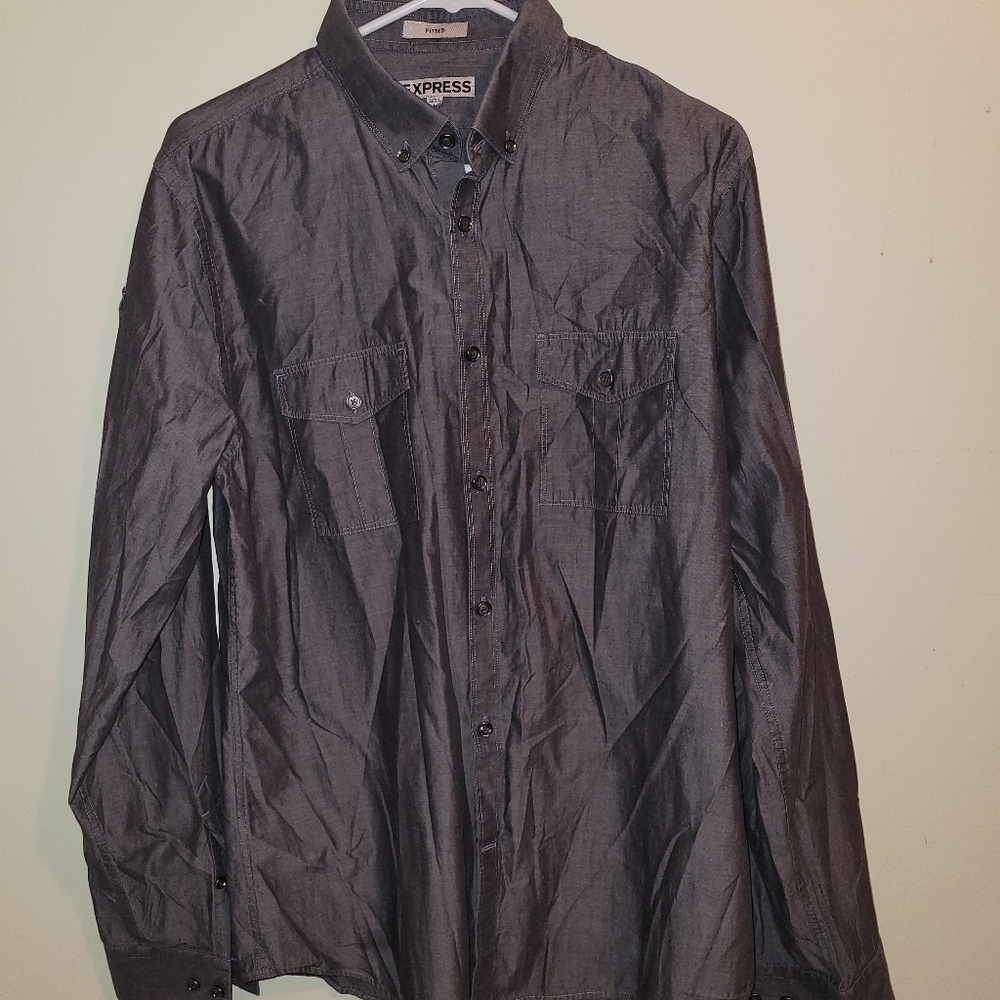 Express Size Large Button Up